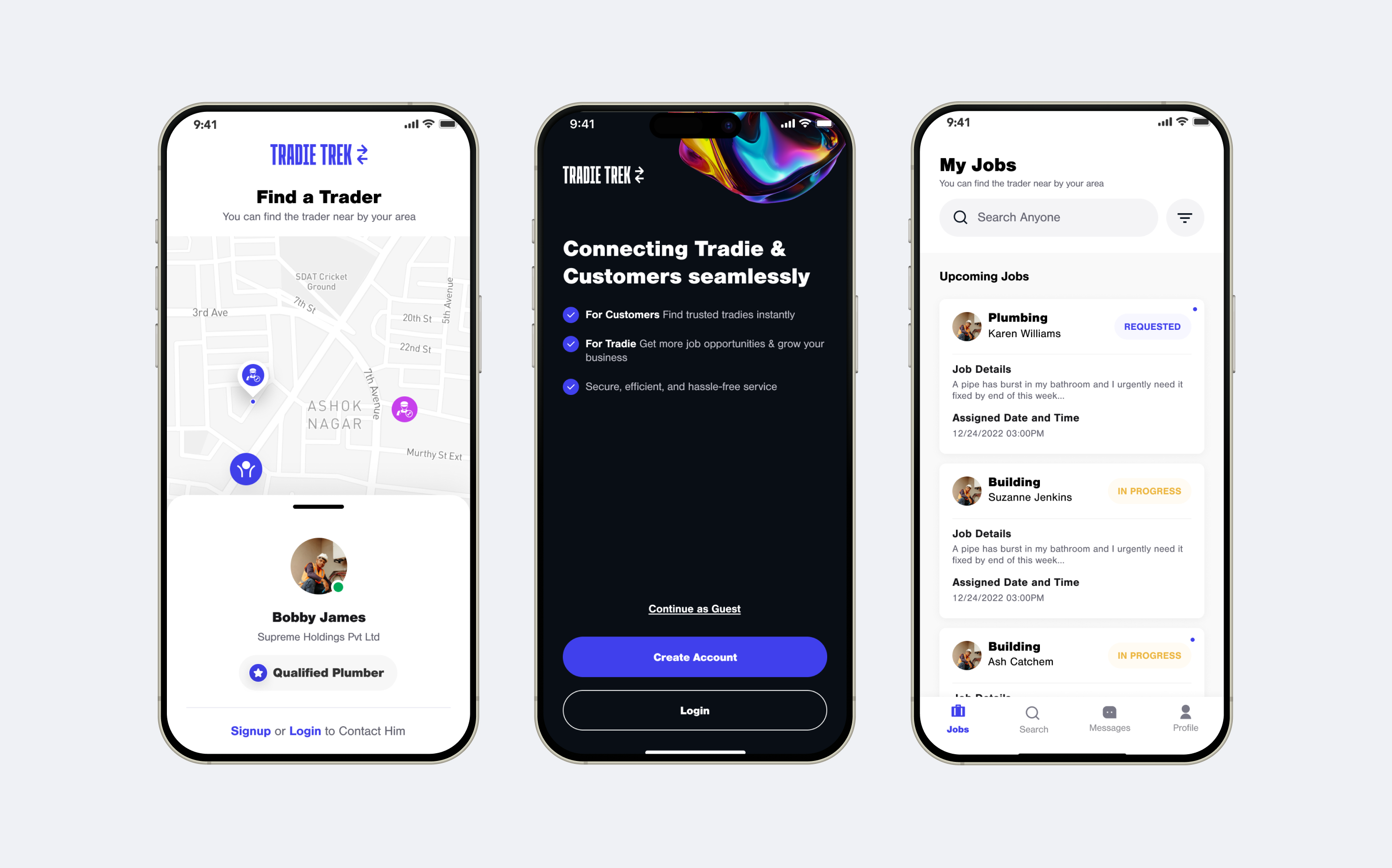 Tradie Trek process exploration two